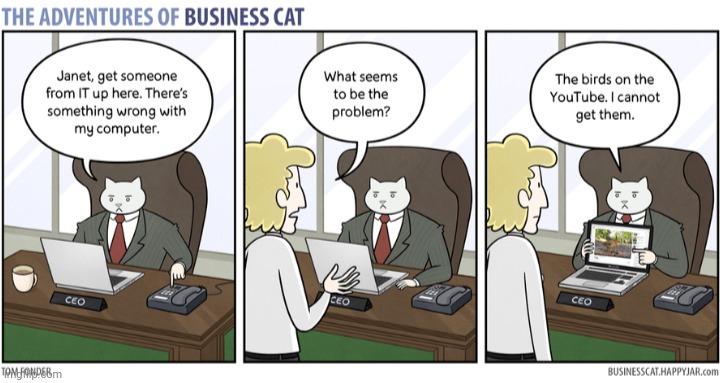 The Adventures of Business Cat #21 | made w/ Imgflip meme maker