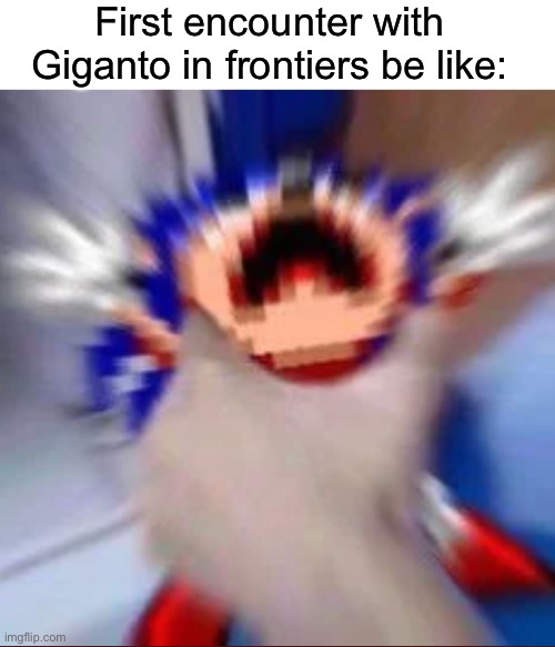 Frontiers meme | First encounter with Giganto in frontiers be like: | image tagged in blank white template | made w/ Imgflip meme maker