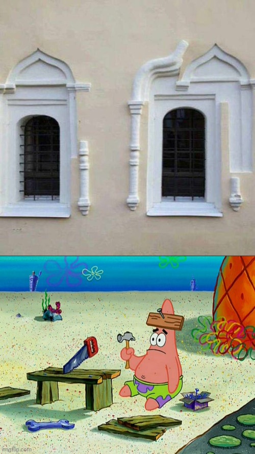 Building | image tagged in patrick building,you had one job,windows,window,memes,building | made w/ Imgflip meme maker
