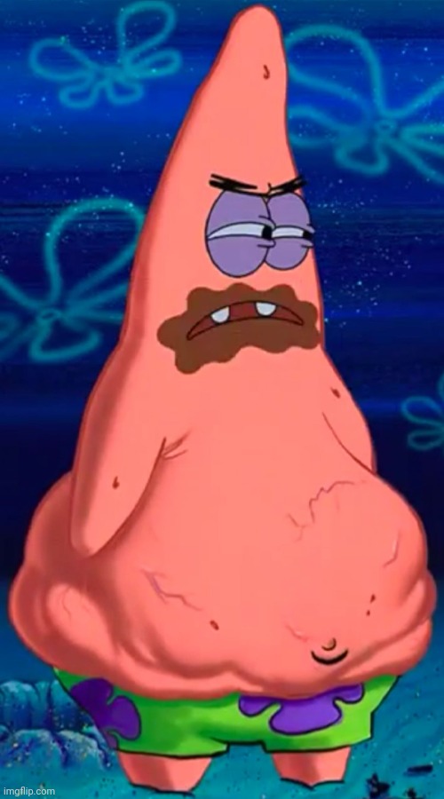 Patrick starving | image tagged in patrick starving | made w/ Imgflip meme maker