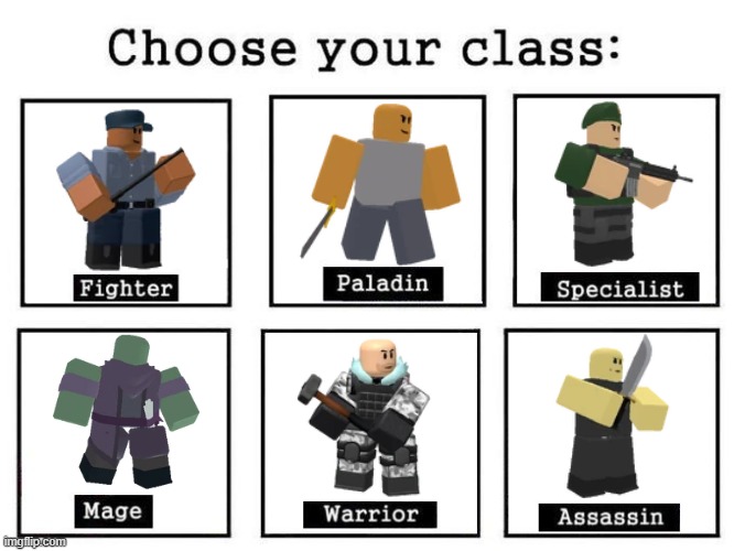 Tower Defense Simulator Choose your Class 2.0 | image tagged in choose your class,tds,tower defense simulator | made w/ Imgflip meme maker