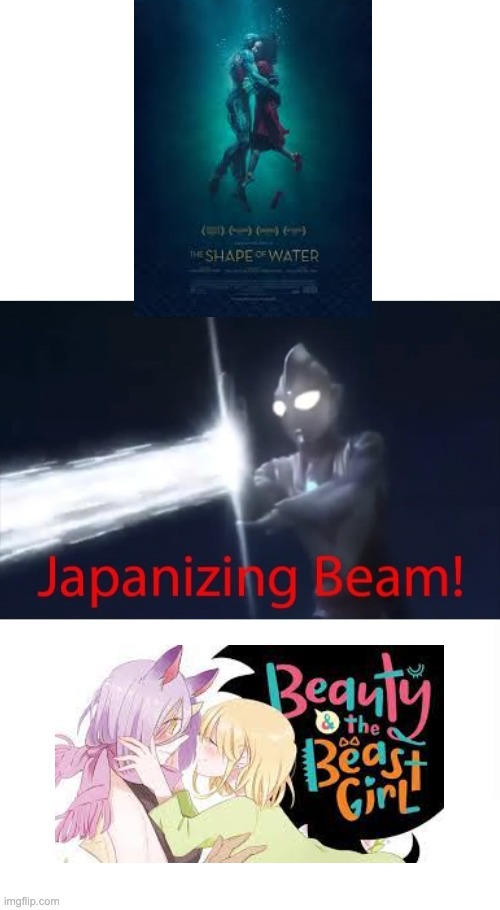 Yurification | image tagged in japanizing beam,yuri,anime | made w/ Imgflip meme maker