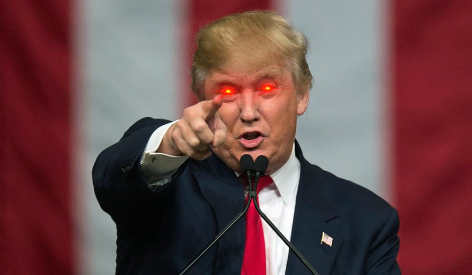 High Quality Trump eyes Blank Meme Template