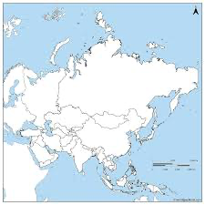 Asia Map Blank Blank Template - Imgflip