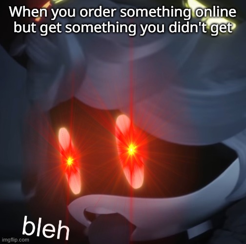 It happens sometimes | When you order something online but get something you didn't get | image tagged in bleh | made w/ Imgflip meme maker