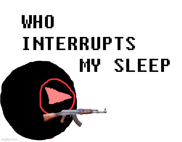 Who interrupts my sleep | image tagged in who interrupts my sleep | made w/ Imgflip meme maker