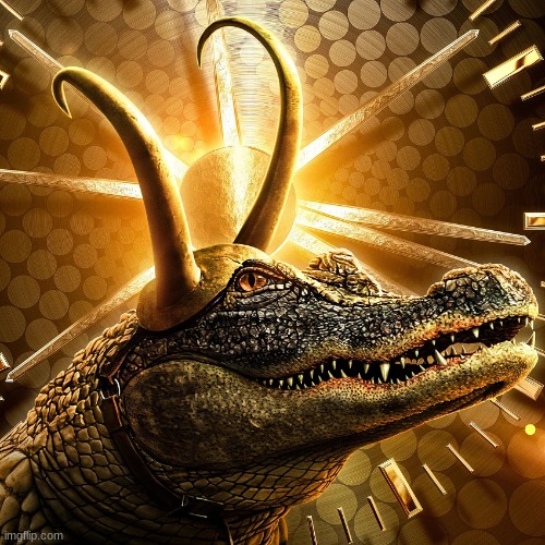 Alligator Loki | image tagged in alligator loki | made w/ Imgflip meme maker