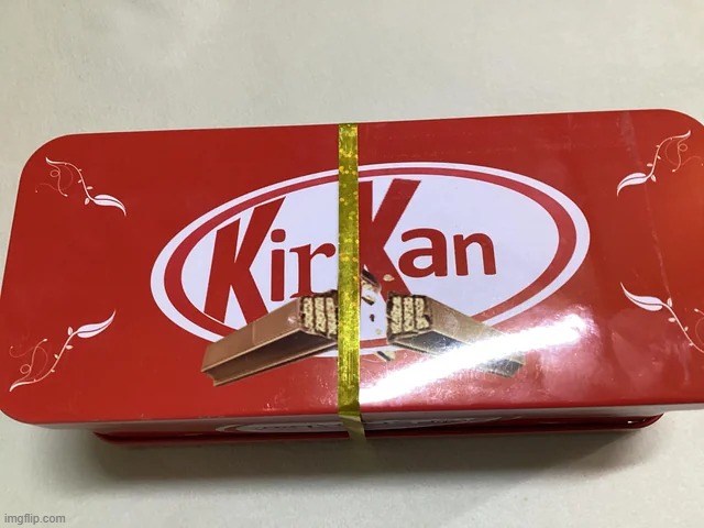 Ah yes, KirKan | image tagged in off brand,memes,funny | made w/ Imgflip meme maker