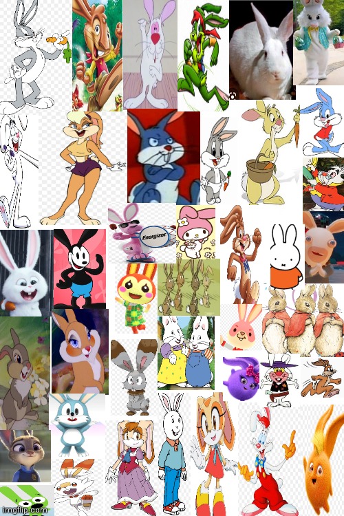 Cartoon Bunny's/rabbits Stars Happy Easter!! | image tagged in funny memes,bunny,cartoons,stars,characters,easter | made w/ Imgflip meme maker