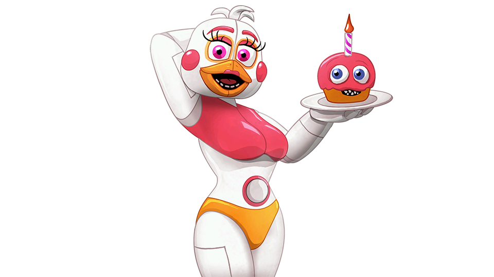 High Quality Funtime chica Blank Meme Template