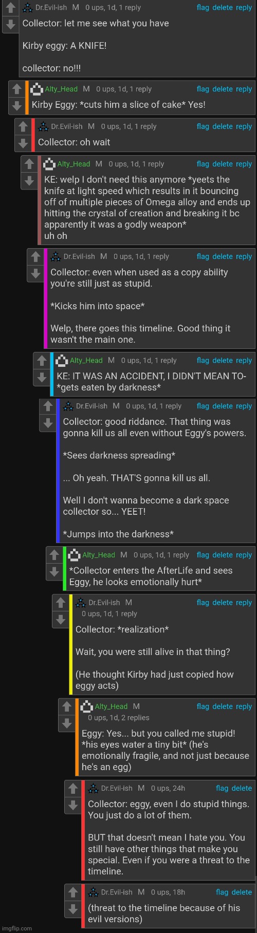 A lot of other timelines have gruesome stories, but others have a swift end. | made w/ Imgflip meme maker