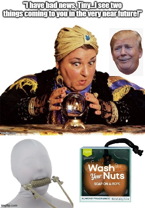 Trump's future! | image tagged in satire | made w/ Imgflip meme maker