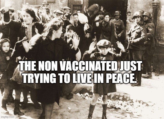 NSW Police | THE NON VACCINATED JUST TRYING TO LIVE IN PEACE. | image tagged in nsw police | made w/ Imgflip meme maker