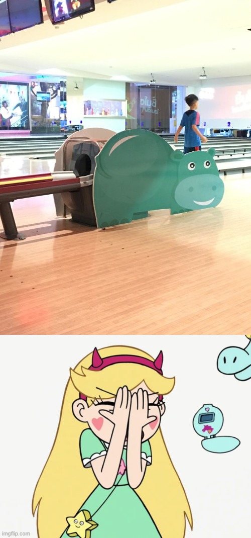 Bowling Alley Located In Bangkok. Cracks Me Up When The Balls Rolls Out | image tagged in star butterfly severe facepalm,star vs the forces of evil,you had one job,memes | made w/ Imgflip meme maker