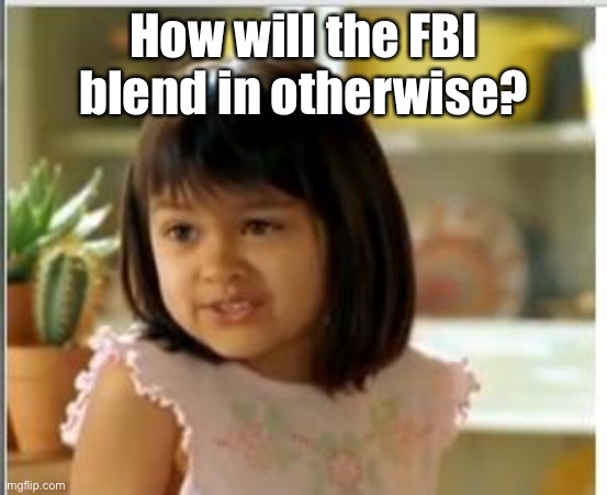 Why not both | How will the FBI blend in otherwise? | image tagged in why not both | made w/ Imgflip meme maker