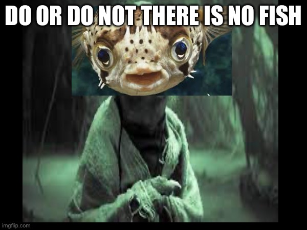 DO OR DO NOT THERE IS NO FISH | made w/ Imgflip meme maker