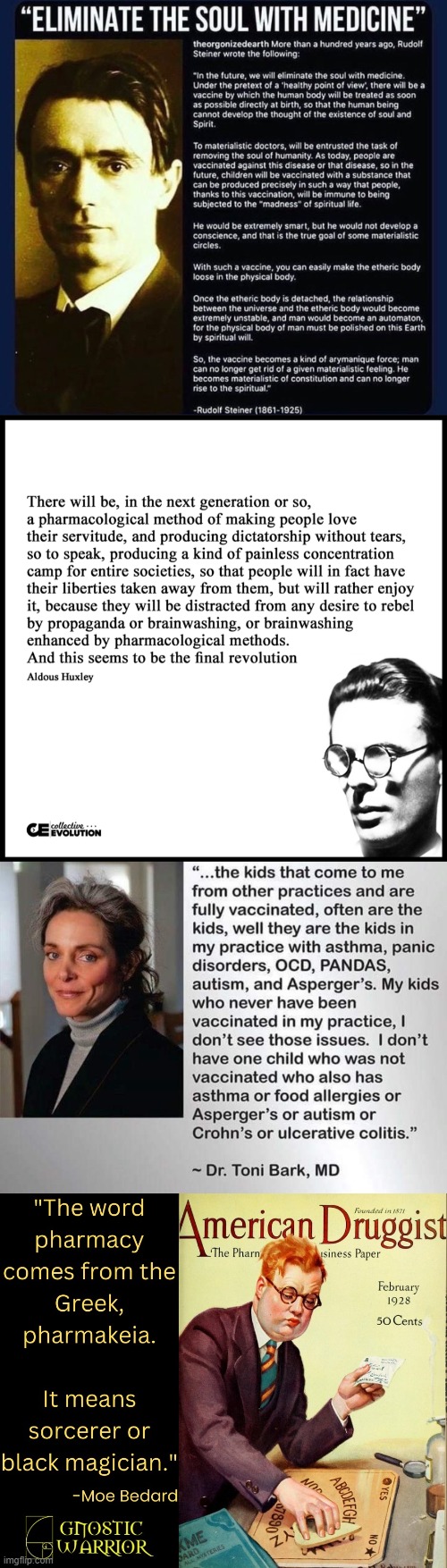 It's a long read, but it's worth it. I respect good docs but they can be compromised just like politicians & priests. | image tagged in dystopia,souls,big pharma,aldous huxley,sorcery,illuminati | made w/ Imgflip meme maker