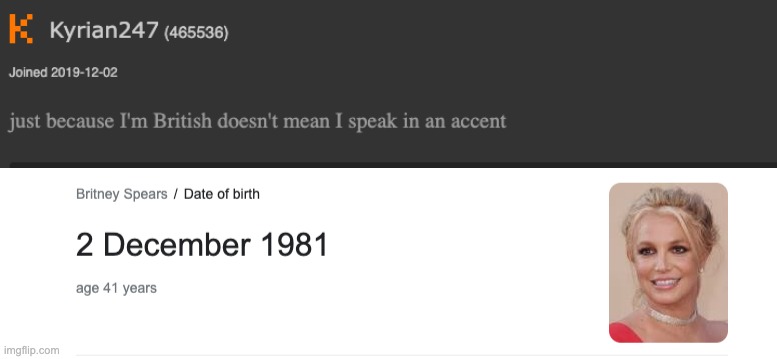 out of anyone, why specifically britney spears | made w/ Imgflip meme maker