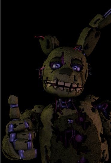 High Quality Springtrap thumbs up Blank Meme Template