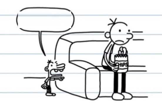 High Quality Manny Yelling at Greg Blank Meme Template