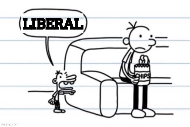 Manny knows to much… | LIBERAL | image tagged in manny yelling at greg,liberals | made w/ Imgflip meme maker