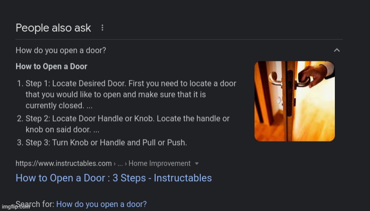 How to open a door | image tagged in how to open a door | made w/ Imgflip meme maker