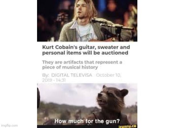 Repost, but they found his body 29 years ago today. | image tagged in kurt cobain | made w/ Imgflip meme maker