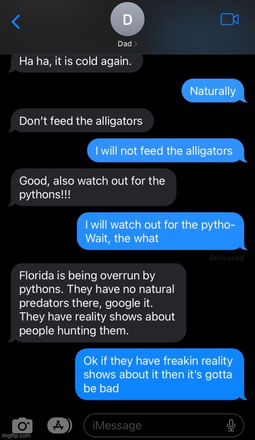 Funny conversation with my father | made w/ Imgflip meme maker