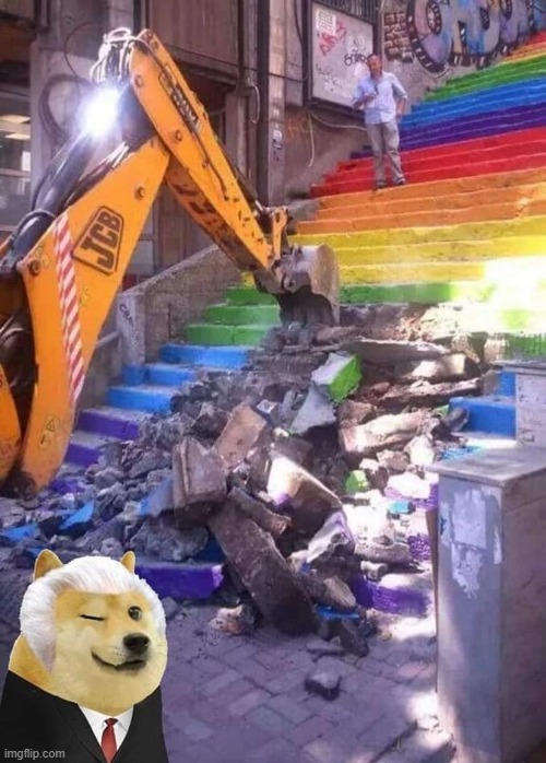 Based Excavator. | made w/ Imgflip meme maker