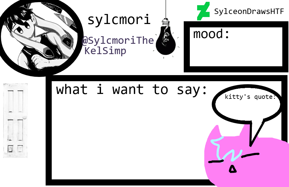 sylceon is in  love w/ kel uwuwuwu /hj Blank Meme Template