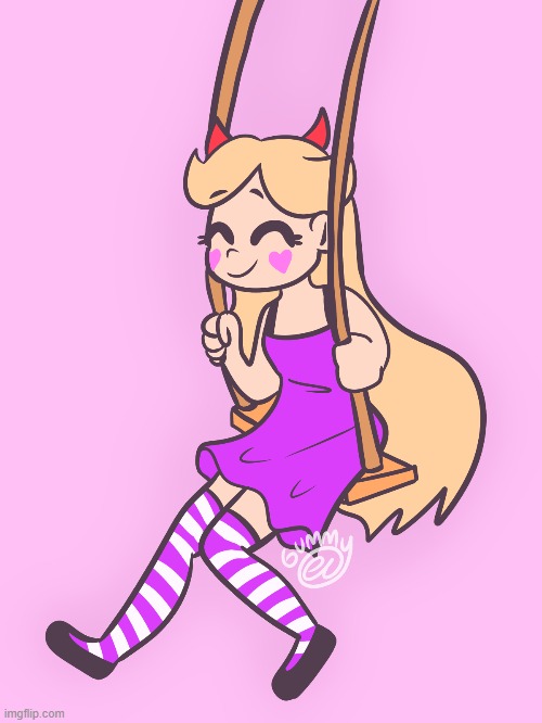 for justacheemsdoge <3 (drawing star is fun, I like her poofy hair) | image tagged in star butterfly,drawing,art,svtfoe | made w/ Imgflip meme maker