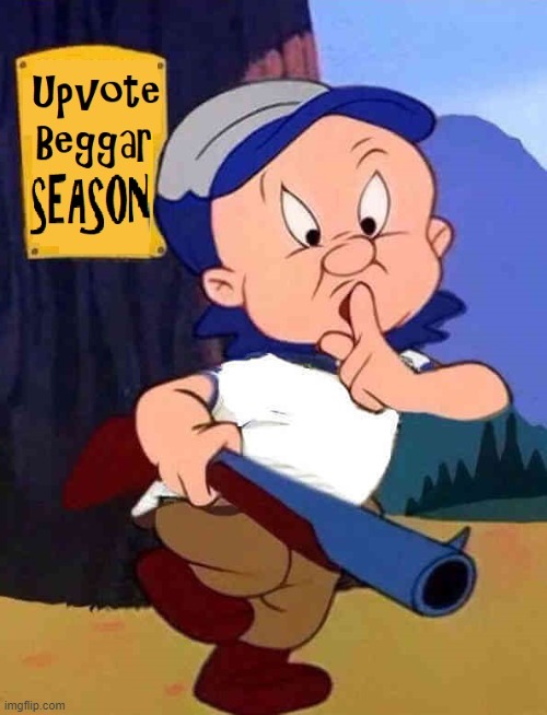 Be Vewy, Vewy Quiet! Elmer's trying to take out a few | image tagged in vince vance,elmer fudd,shhhh,comics/cartoons,memes,upvote beggars | made w/ Imgflip meme maker