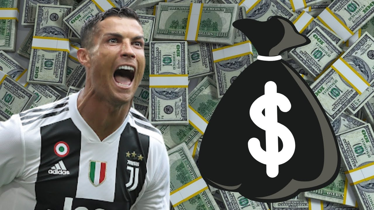 High Quality Ronaldo Money Blank Meme Template