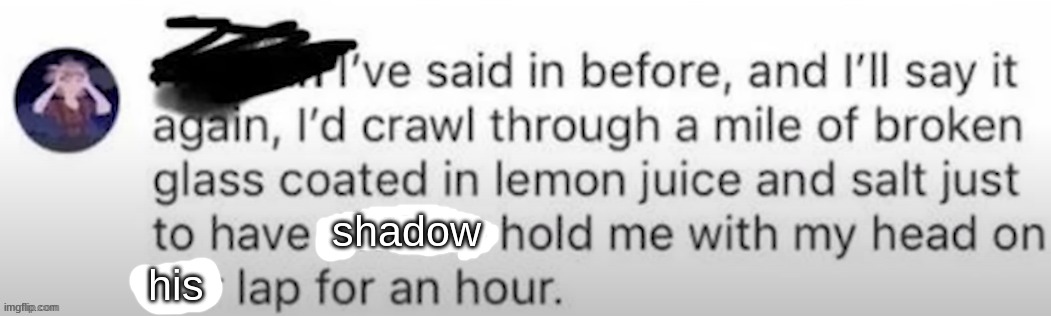 that delete button looking damn fine rn | shadow; his | made w/ Imgflip meme maker