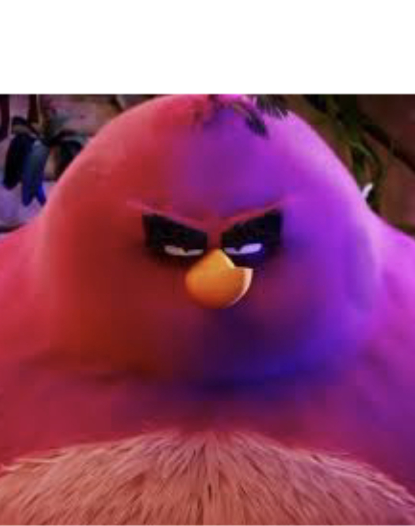 The biggest bird Blank Meme Template