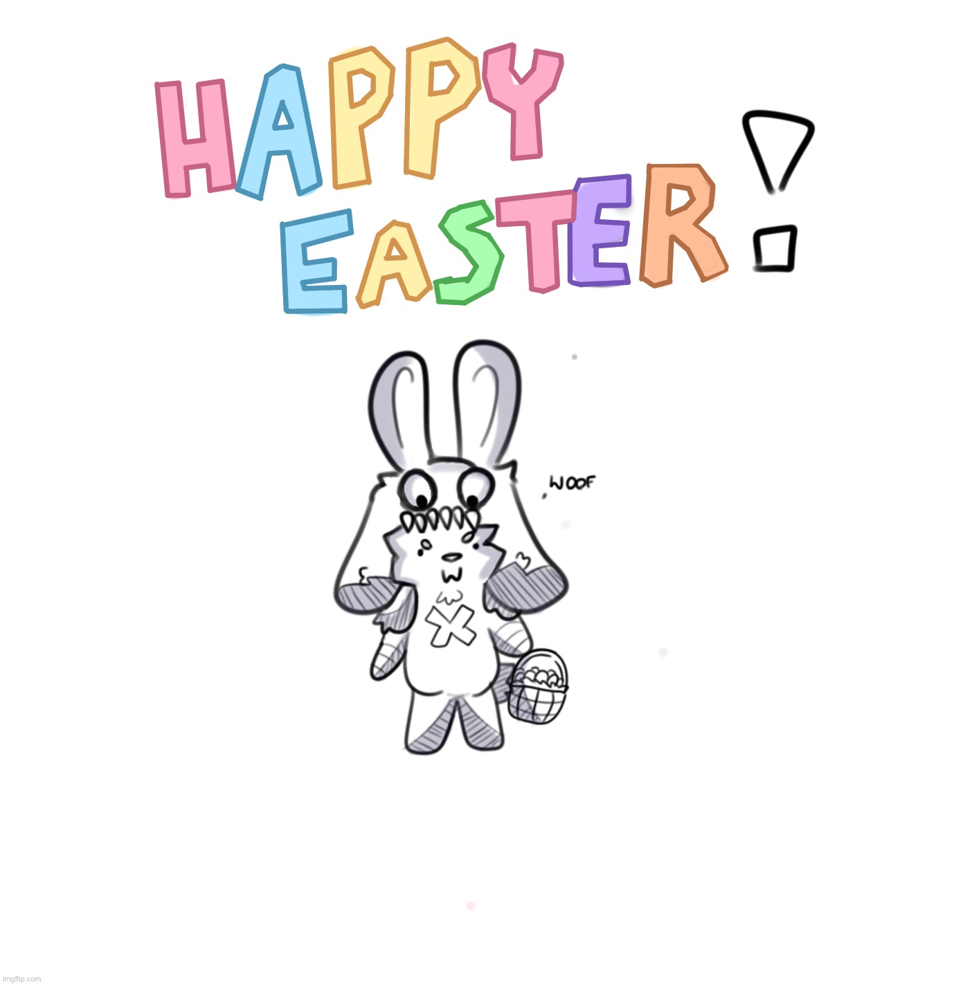 Repost but add your oc | image tagged in easter | made w/ Imgflip meme maker