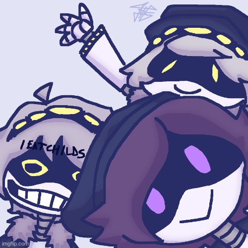 Ignore V, she's psychotic (Art by ne-ne-23) | made w/ Imgflip meme maker