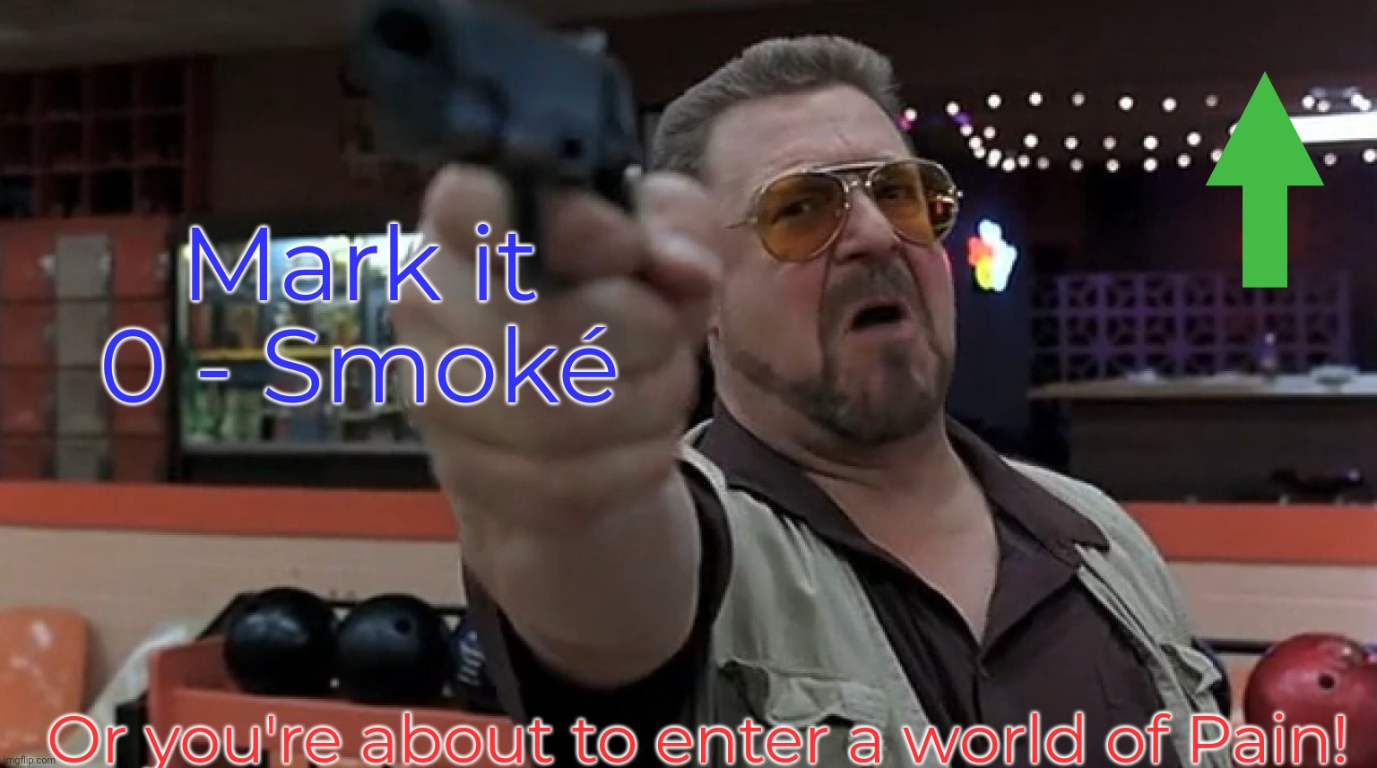 a world of pain | Mark it 0 - Smoké Or you're about to enter a world of Pain! | image tagged in a world of pain | made w/ Imgflip meme maker