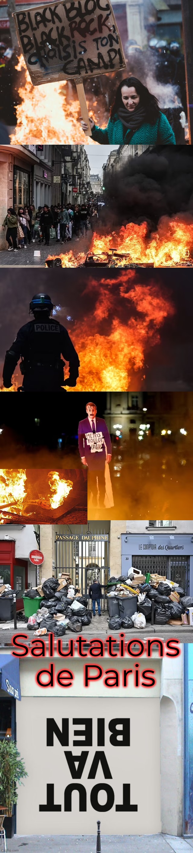 Salutations de Paris | made w/ Imgflip meme maker
