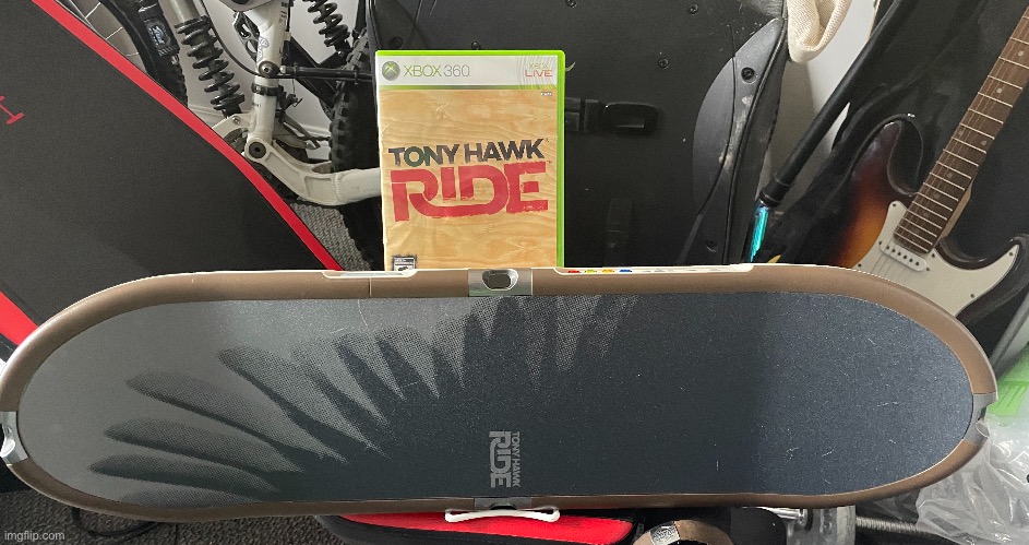 Just got this game, it’s honestly fun. (The board IS the controller) | image tagged in tony hawk,gaming,skateboard | made w/ Imgflip meme maker