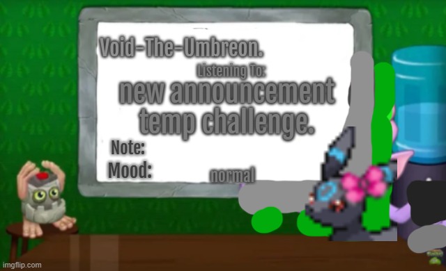 rules in comments. | new announcement temp challenge. normal | image tagged in void-the-umbreon 's msm announcement template | made w/ Imgflip meme maker
