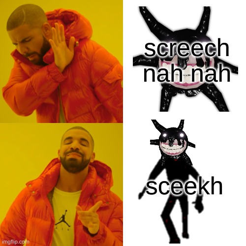 bro accepted sceekh | screech nah nah; sceekh | image tagged in memes,drake hotline bling | made w/ Imgflip meme maker