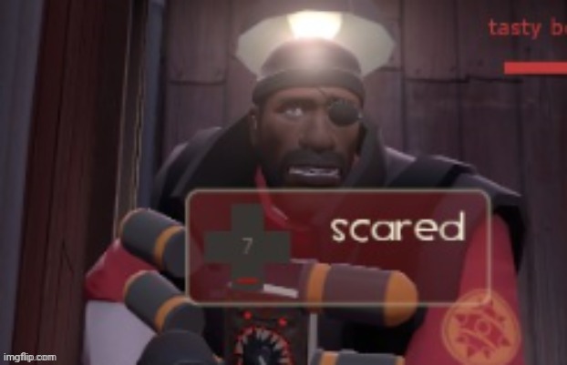tf2 scared | image tagged in tf2 scared | made w/ Imgflip meme maker