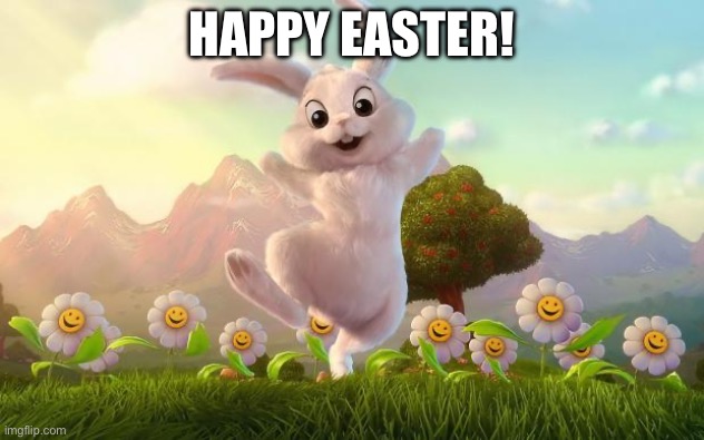 Easter-Bunny Defense | HAPPY EASTER! | image tagged in easter-bunny defense | made w/ Imgflip meme maker
