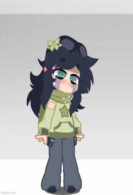 I used actual Gacha (instead of the one on roblox lmao) and created this -she’s supposed to be a poppy playtime oc ig- | image tagged in oc,gacha | made w/ Imgflip meme maker