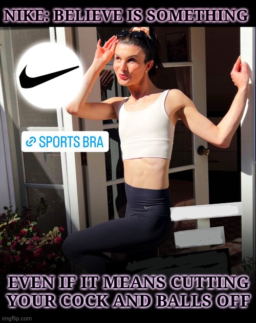 Men advertising sports bras? Ok then - Imgflip