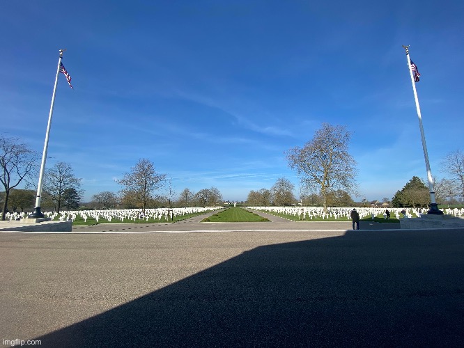 American Memorial, Normandy | image tagged in awesome,pictures | made w/ Imgflip meme maker