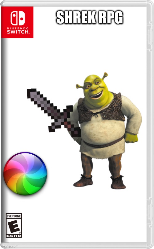 Shrek rpg | SHREK RPG | image tagged in nintendo switch,shrek,rpg,memes | made w/ Imgflip meme maker