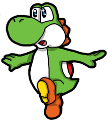 Green Yoshi Blank Meme Template