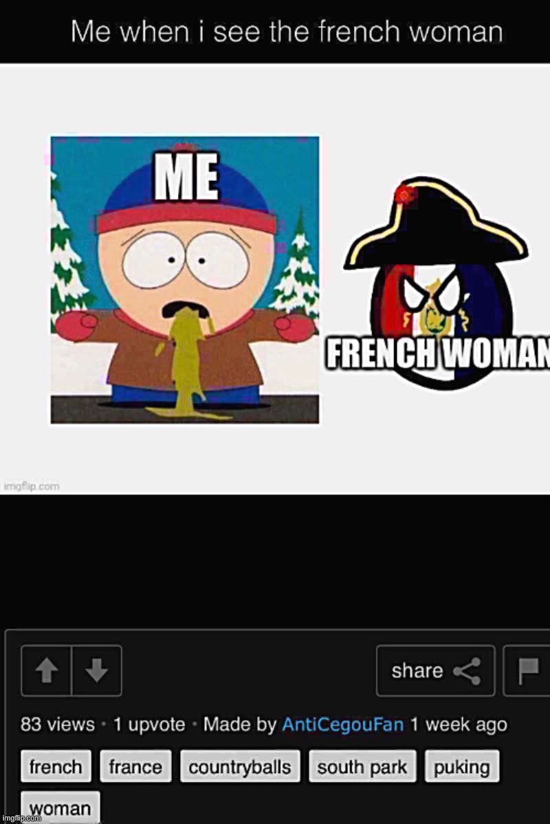 French woman | made w/ Imgflip meme maker